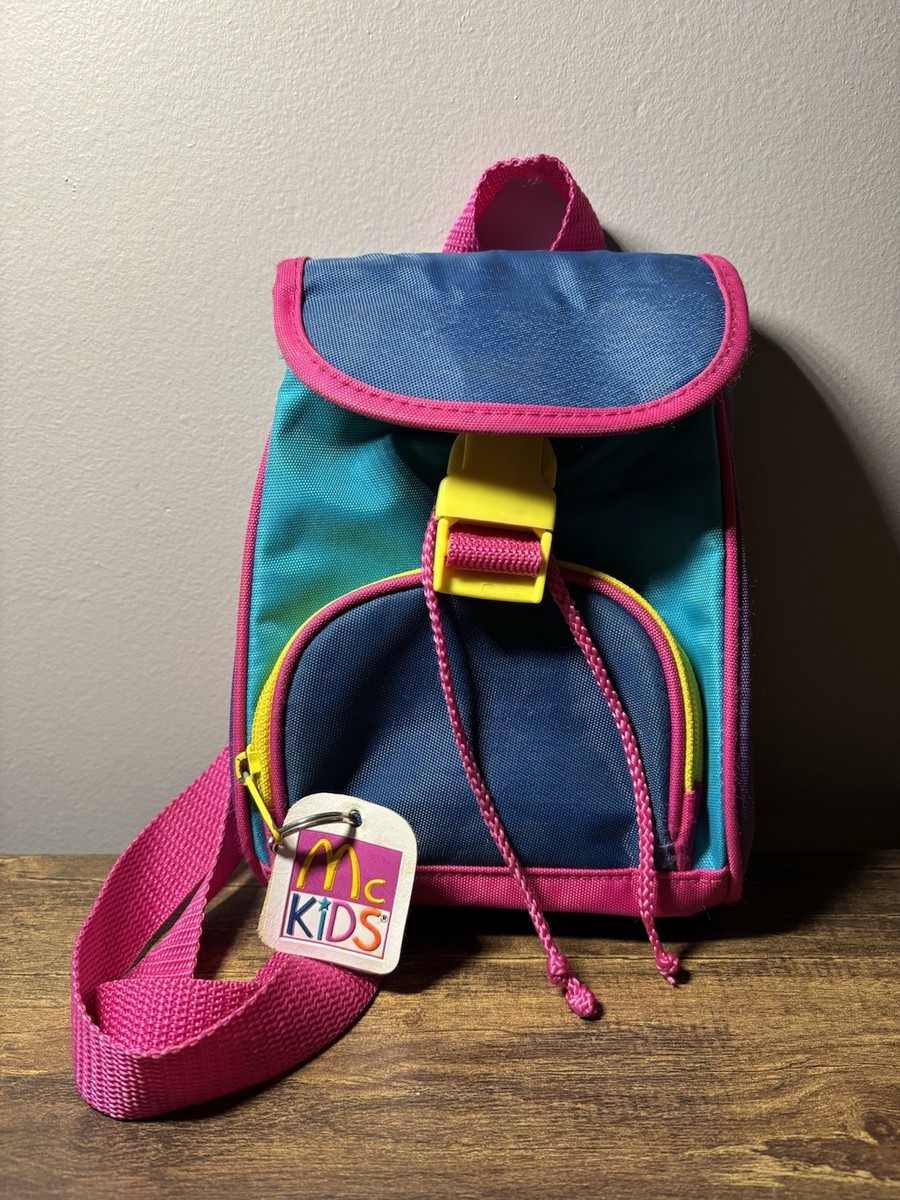 1970 ヴィンテージ マクドナルド バッグ リュック McKids レア Vintage McDonald's McKids Backpack Color Block 80s Sears Bag w