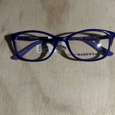 Hard Candy HC42 Purple Eyeglasses Frame 52-16-135 NWT Frames Only