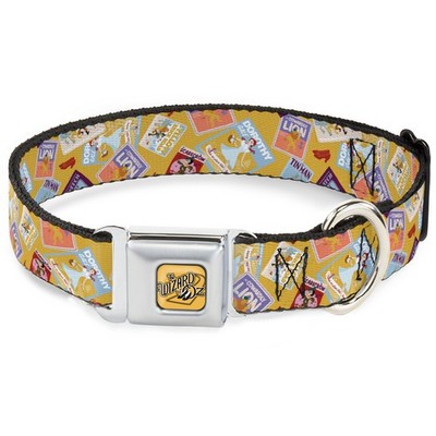 Dog Collar WOZP-THE WIZARD OF OZ Title Logo Full Color Yellow/Black The Wizard o