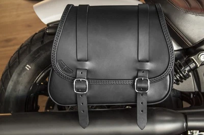 SACOCHE EN CUIR POUR CÔTÉ DROIT 2018–2024  INDIAN SCOUT BOBBER , SCOUT ROGUE - Photo 1/4