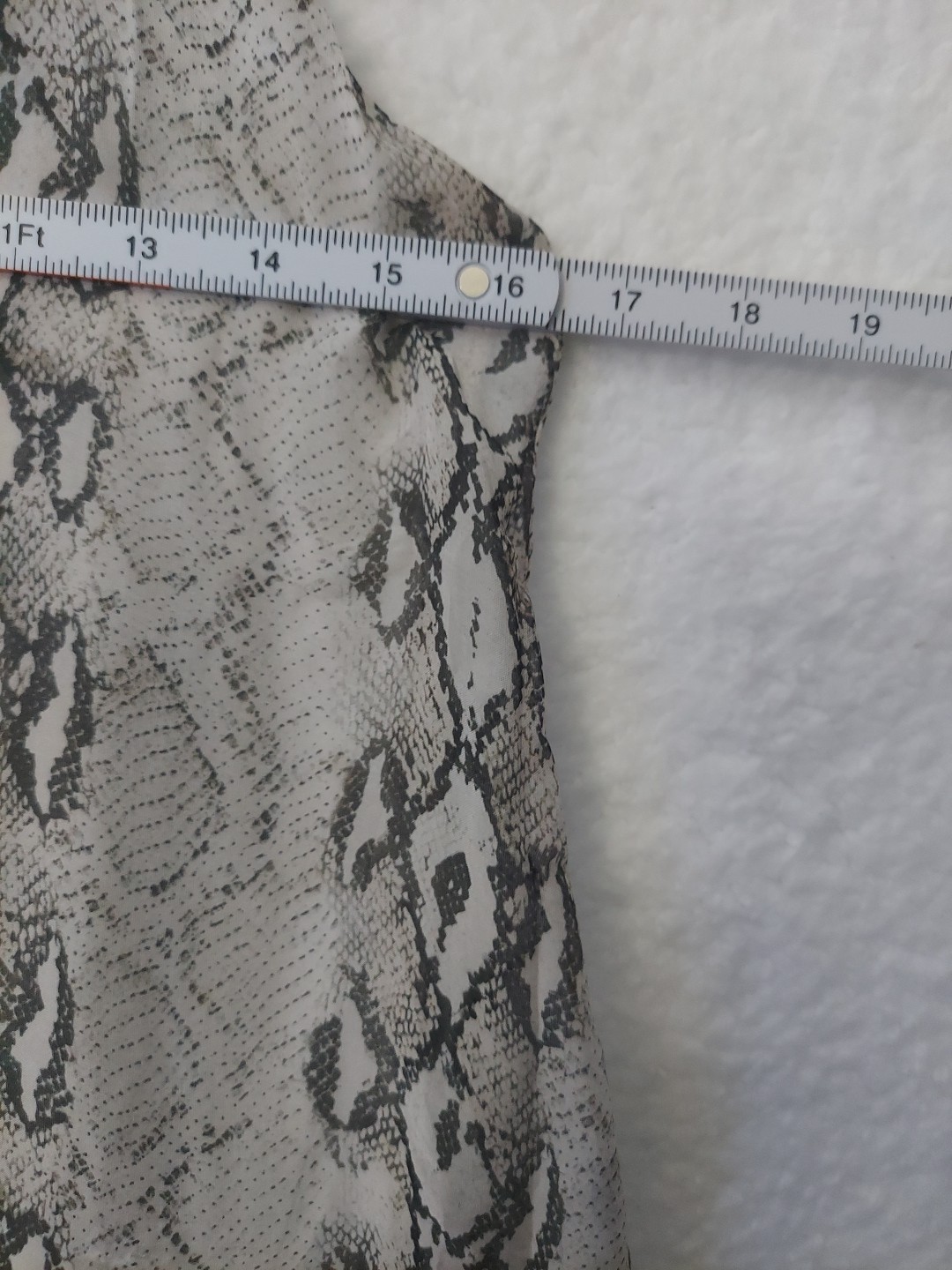 Sofia Italy Silk Blend Python Print Oversized Flo… - image 7