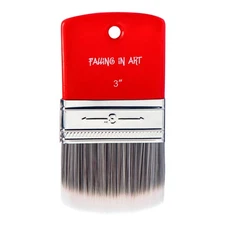 3-Inch Filbert Paddle Paint Brush Scale Brush for Oil and Acrylic Paints Art