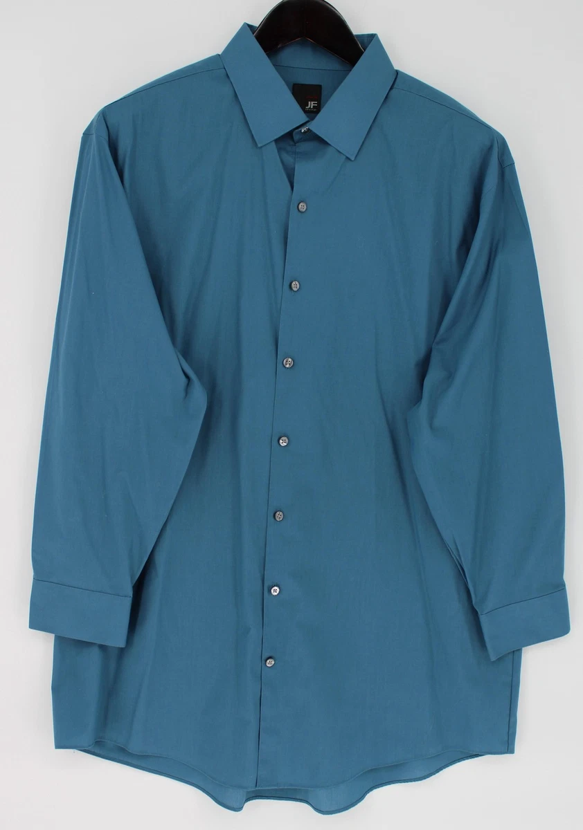 J.Ferrar modern fit dress　ストレッチドレスシャツ J. Ferrar Blue Slim Dress Shirts for Men for sale | eBay