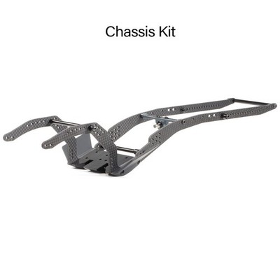 High Clearance V3 Carbon LCG Chassis Kit Fits Custom Build Comp Rigs RC Crawler