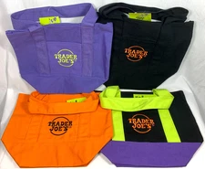 TRADER JOE'S Mini Canvas Tote Bag New With Tags 🌟Choose color🌟