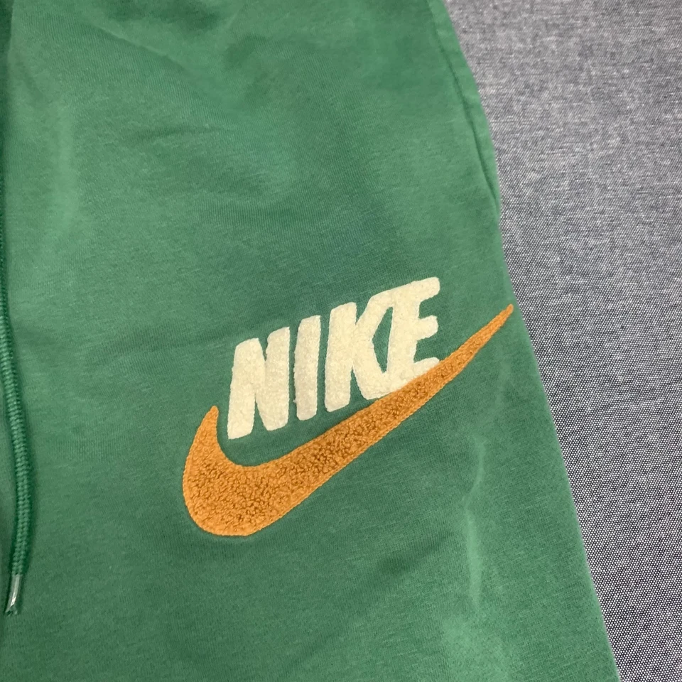 Pantalones deportivos Nike para hombre talla M verde polar atléticos con cordón cintura mezcla de algodón Foto 2 de 4