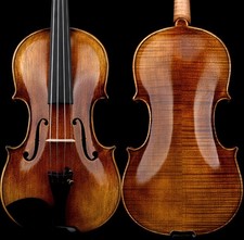 T31 Master Antique Stradivari Style 1/2 Violin Beautiful European Wood Rich Tone