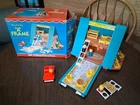 Vintage Play Family A-Frame House Fisher Price 1974 All Original Pieces And Box