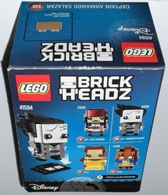 LEGO Brickheadz Set 41593 Captain Jack Sparrows & 41594 Captain Armando Salazar