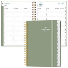 2026-2027 Appointment Book  Planner - 2026-2027 Daily Hourly Planner from Ju...