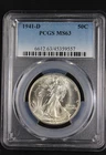 1941-D Walking Liberty 50C PCGS MS 63