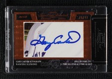 2013 Signa Cuts Cut Platinum Edition Bronze 5/10 Gary Carter Auto HOF uk2