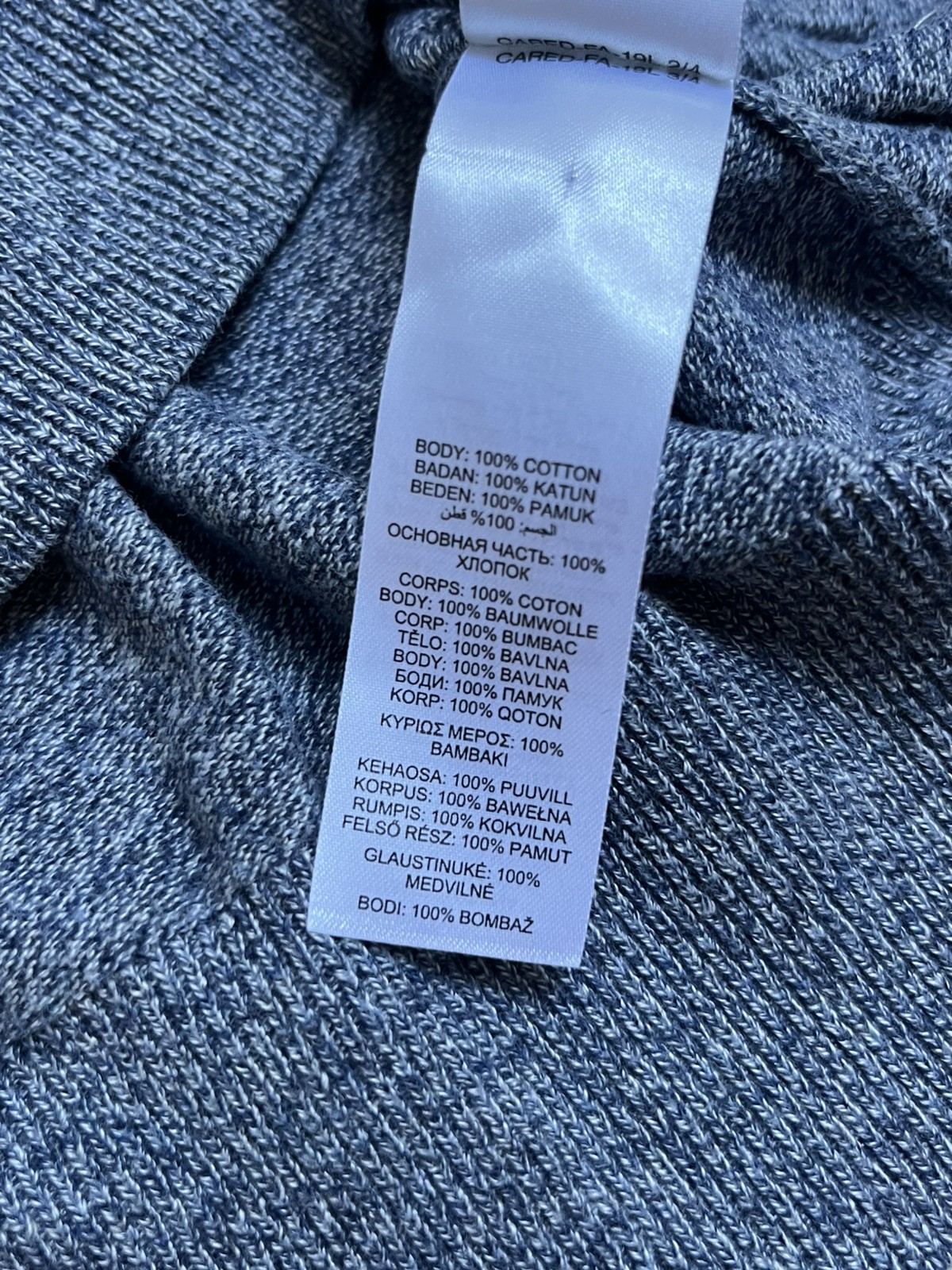 Retro St George By Duffer Cardigan size large blue & white fleck exc cond image 7