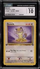 Pokemon Meowth Jungle 1st Edition #56 CGC 10 Gem Mint