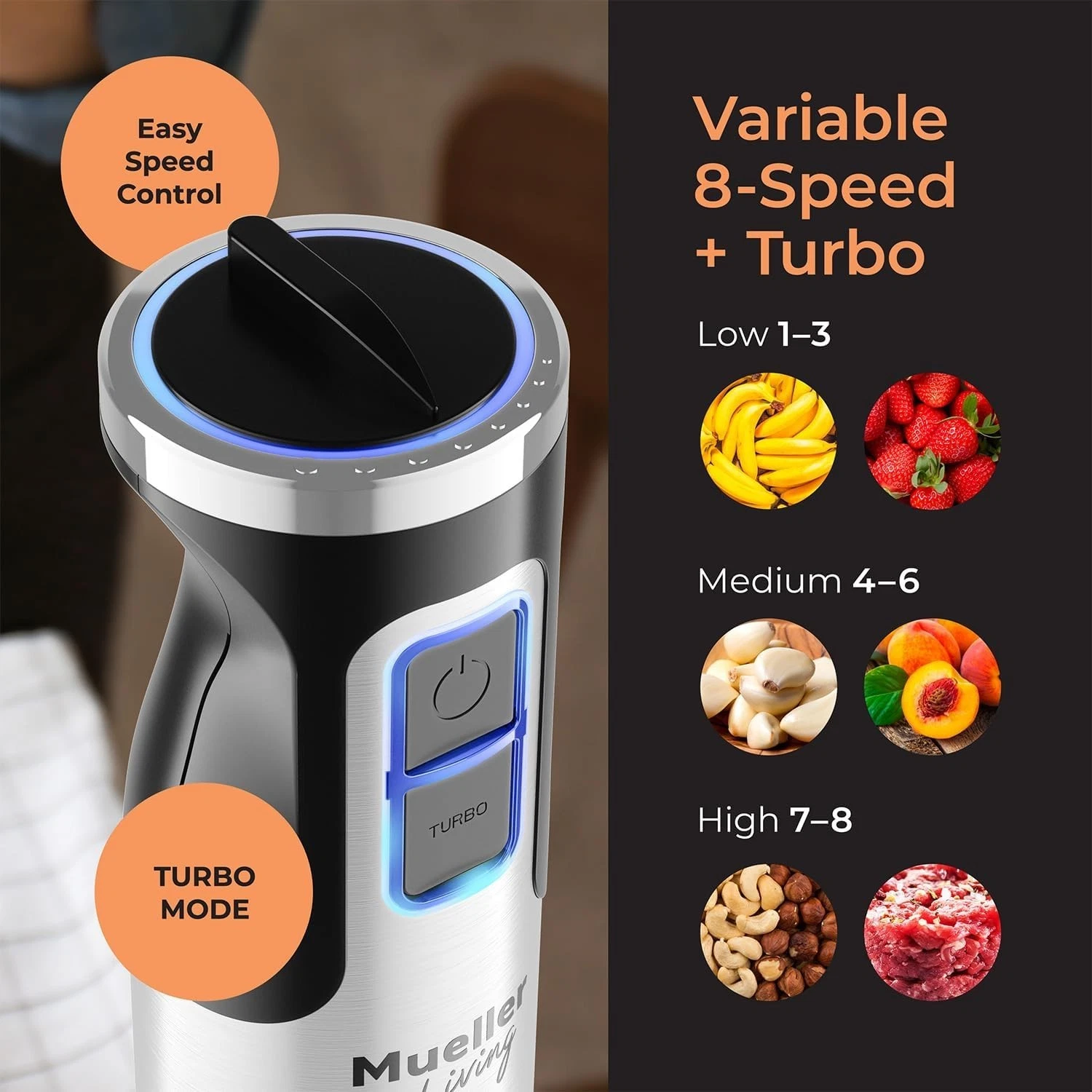 Mueller Living Ultra-Stick Immersion Hand Blender - Thumbnail 3
