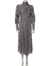 Zimmermann Striped silk midi dress Size 0 UK 6