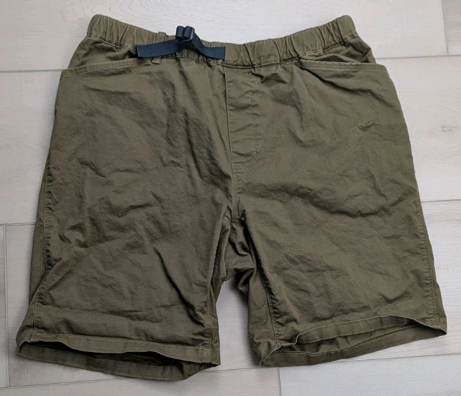 Mountain Hardwear Cederberg Pull On Shorts Mens L Belted Olive Green Hiking