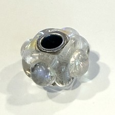 LAA Trollbeads Dichroic Bead Sterling Silver 925 Bracelet Charm Clear