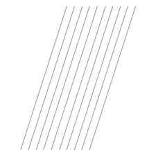 10Pcs Carbon Fiber Rods, 1mm Dia 508mm 0.04"x20" Solid Matte Round Bar