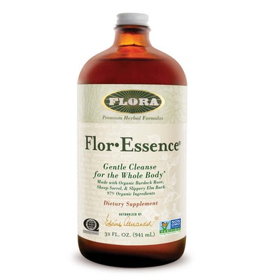 Flora Flor Essence Herbal Liquid Tea Blend Whole Body Cleanser 32 Fl Oz