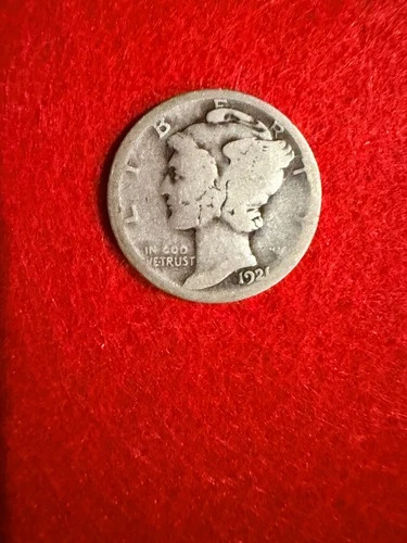 1921 D Mercury Dime AG - Key Date