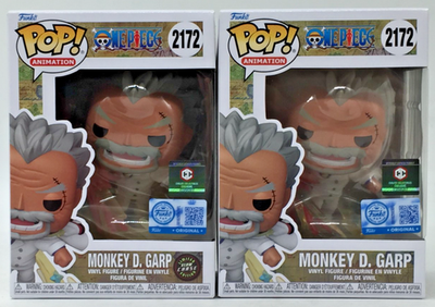 Funko Pop! One Piece Monkey D. Garp #2172 CHASE COMMON Set of 2 SE