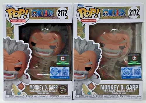 Funko Pop! One Piece Monkey D. Garp #2172 CHASE COMMON Set of 2 SE Chalice EX