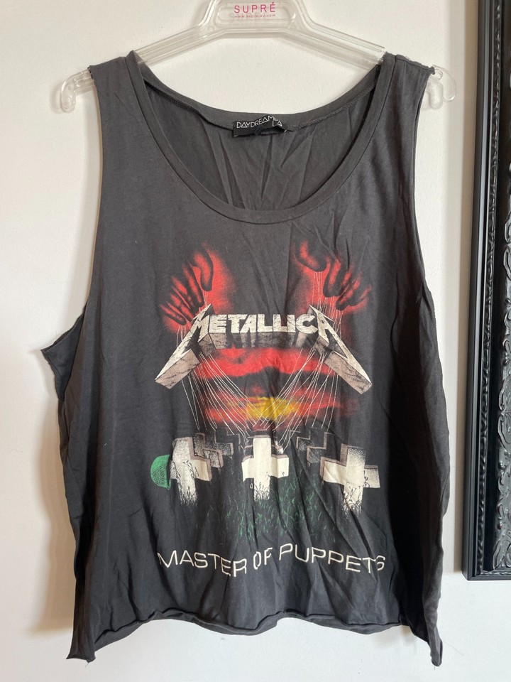 Daydreamer  Metallica Master Of Puppets Graphic Band Tee Size M