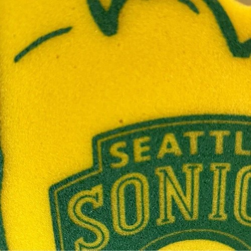 Vintage Seattle Super Sonics Foam Finger Fan Basket Ritirato NBA da collezione - Foto 6 di 7