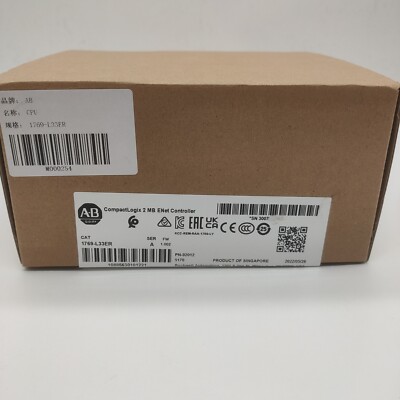 AB 1769-L33ER AB1769L33ER CompactLogix 2MB ENet Controller Brand New