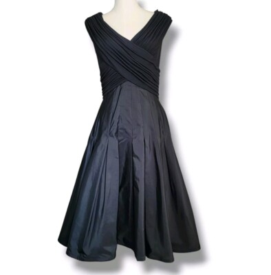 Black Tadashi Shoji Fit & Flare Midi Dress Size 8 | eBay Black Tadashi Shoji Fit & Flare Midi Dress Size 8 | eBay