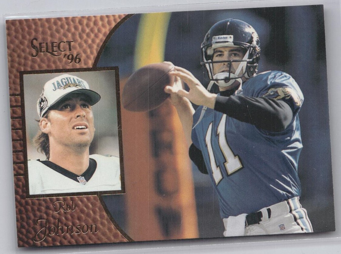 1996 Select Football Card #116 Rob Johnson