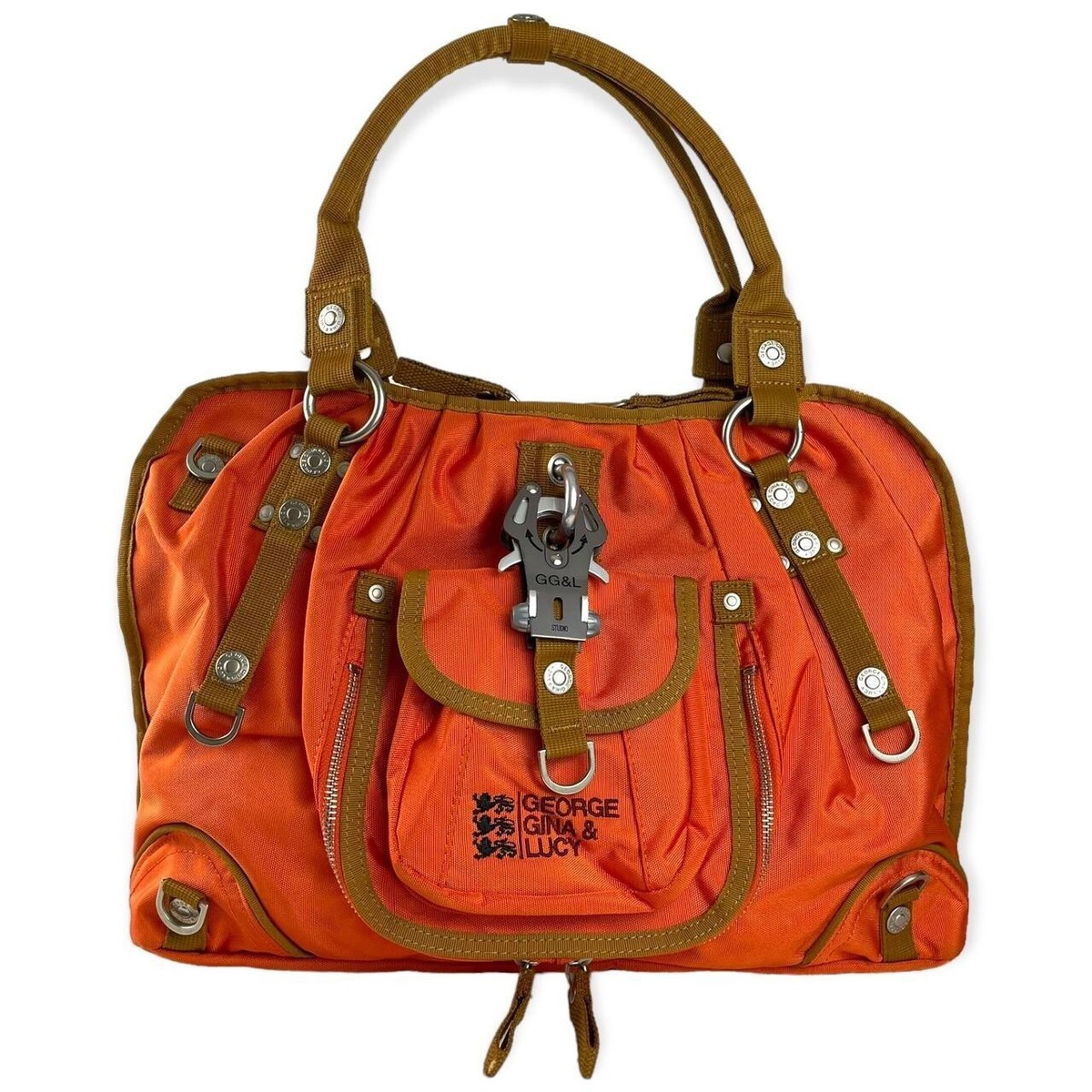 George Gina and Lucy 'Sexy Strappy' 2009 orange rectangular