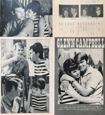 Glen Campbell & Billie Jean Nunley 1969 CLIPPING JAPAN ML 5M 5PAGE