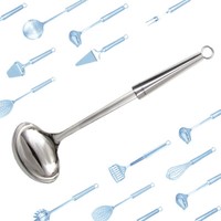Suppenkelle 32 Cm SchöPflöFfel SuppenlöFfel SchöPfkelle Edelstahl - Twisted-