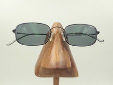 Vintage Polo Ralph Lauren 1013 9003 Black Rectangle Sunglasses FRAMES ONLY