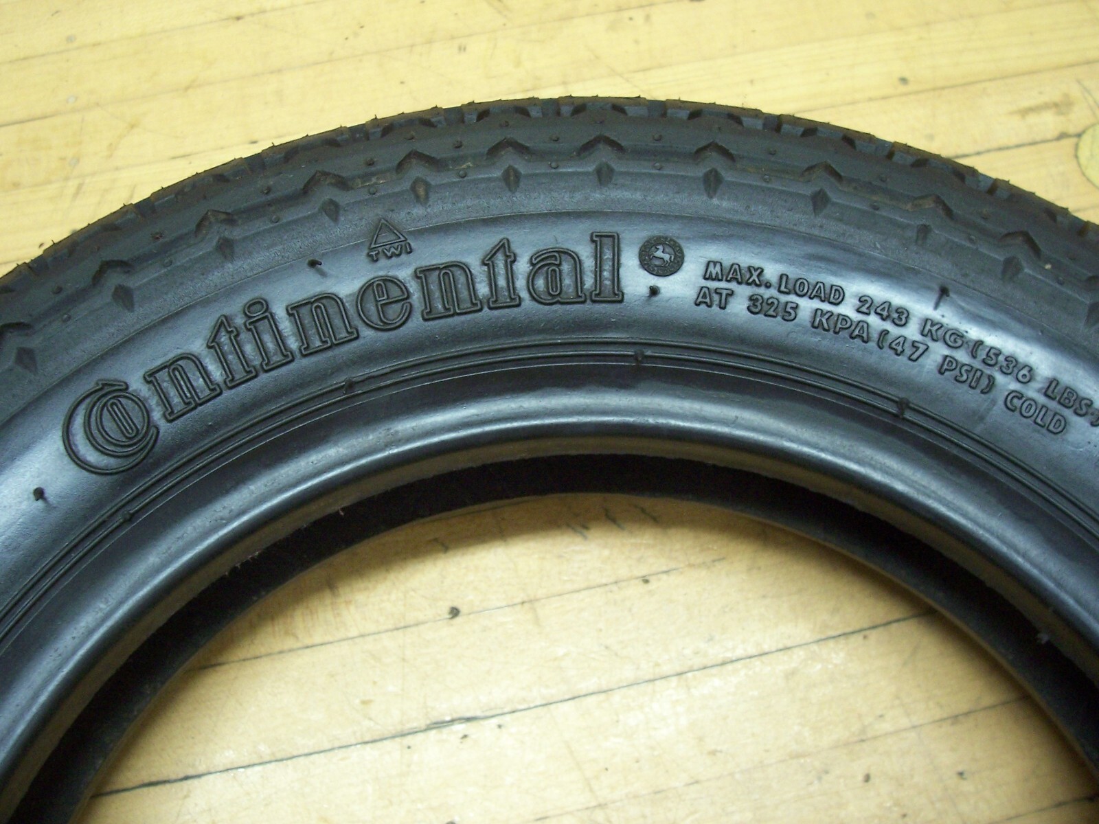 Vintage ZIPPY 3 NOS Continental Tire 3.50-10 Mini Bike Scooter Motorcycle 10" B