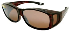 OTG Over-The-Glasses Medium Polarized Brown Lens Ventilated frame w sideview