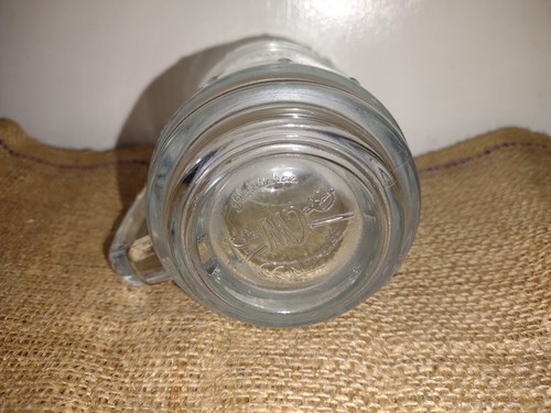 Captain Morgan Embossed Glass Mug Stein Barrel Bar Ware Man Cave 5 1/4" Tankard - Picture 7 of 7