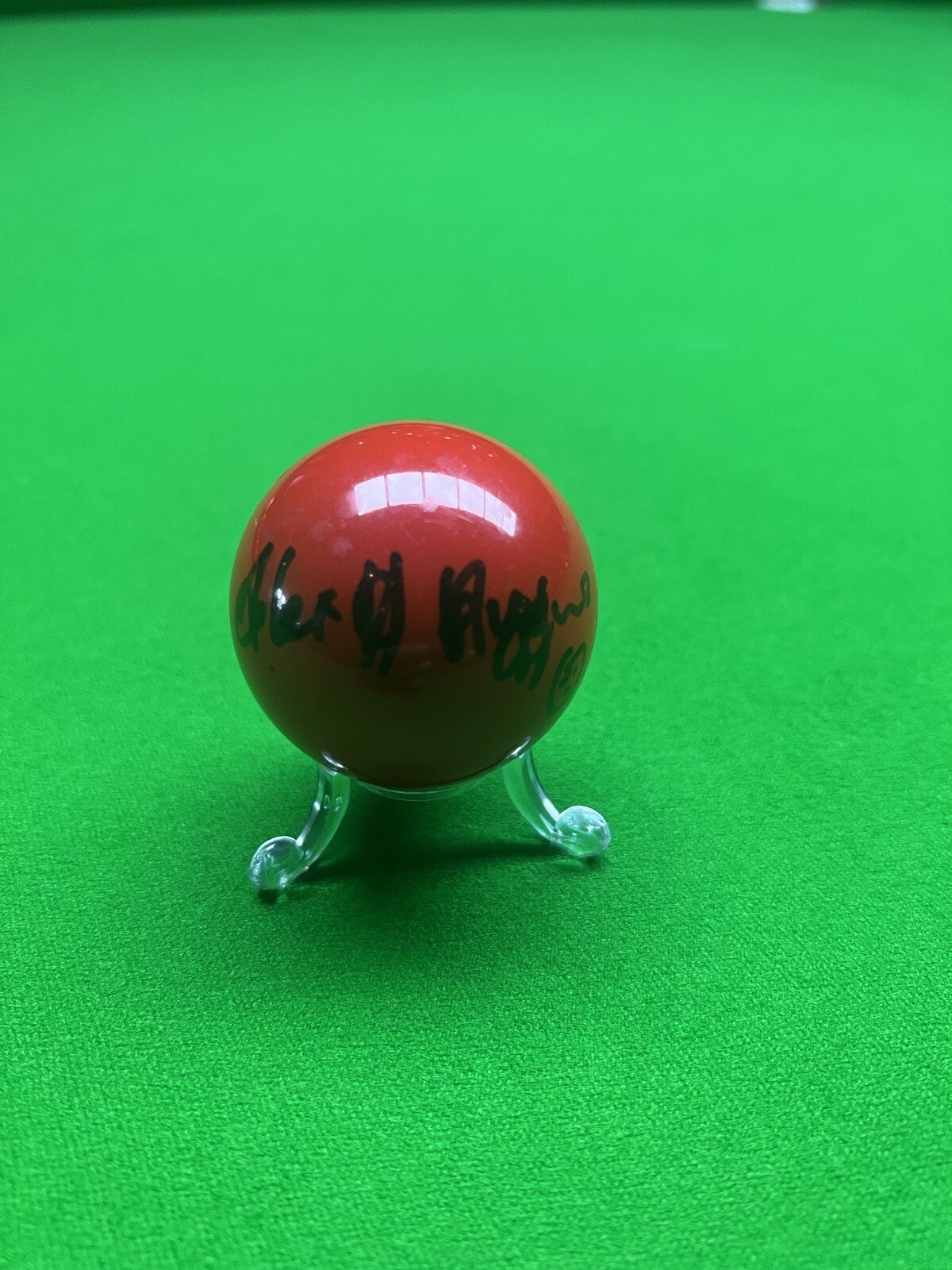 Signed Alex Higgins Full Size Snooker Ball eBay