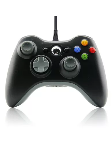 Manette USB pour Xbox 360 & PC Windows, STEAM filaire - 1.80m - Noire