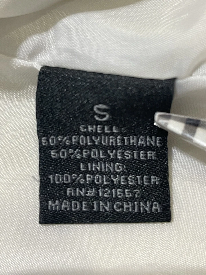 Fried Denim White pleather Jacket NYC premium denim collections - size Small - Image 4 of 4