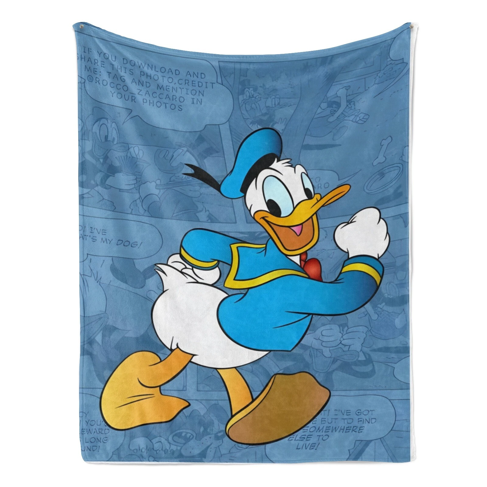 Donald Duck Fleece Blanket - Soft Bed Sofa Throw