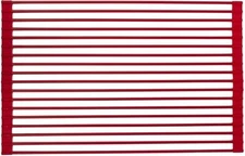 True & Tidy DR-881: Multi-Purpose Over The Sink Roll-Up Drying Rack - Red
