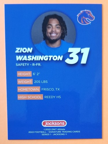 2022 Boise State Series 1 Football Cards - You Pick your Card Complete your Set  - Bild 71 von 203