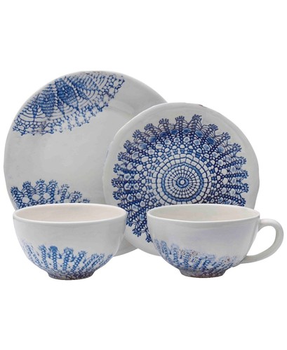 12 Dinner Plates Set Mikasa Mediterrania Caracas 10 5/8