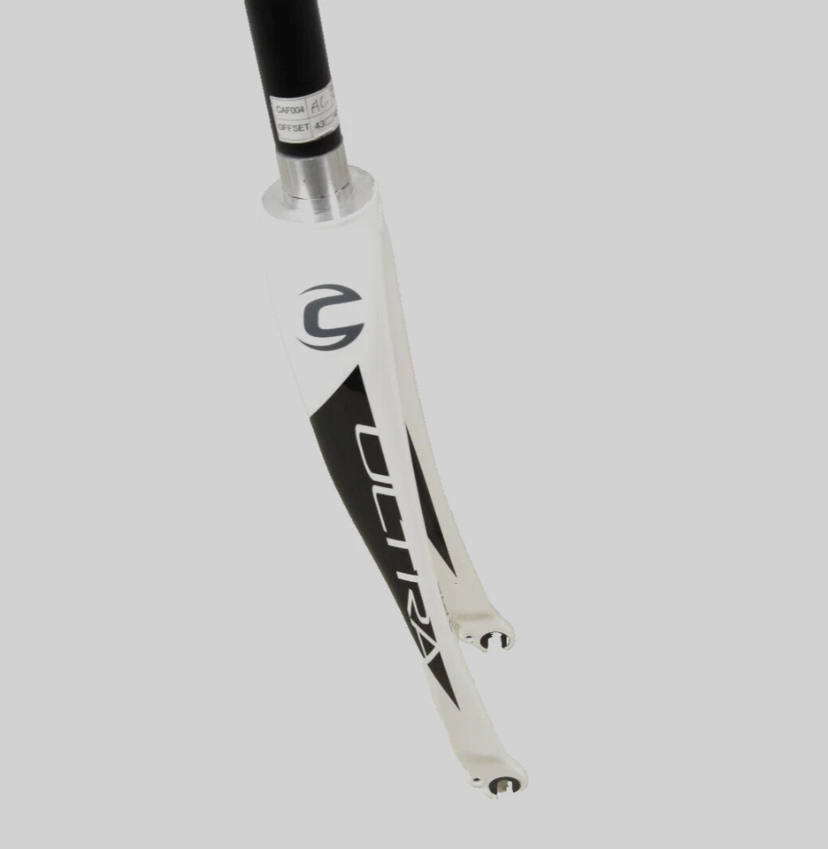 700c Cannondale Save Ultra Carbon Road Bike Fork 300mm Steerer 1 1/8" White - Image 3 of 4