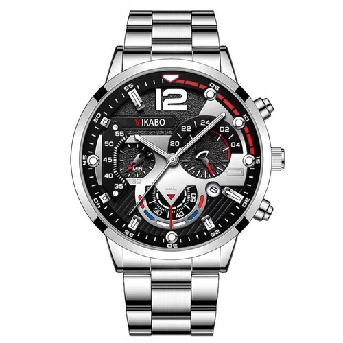 fashion Men s stainless steel waches luxury quartz wristwatch ,Men casual watch - Picture 5 of 6