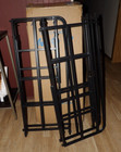Bed Frame Base Twin Size Folds for Storage Black Platform Bed NIB