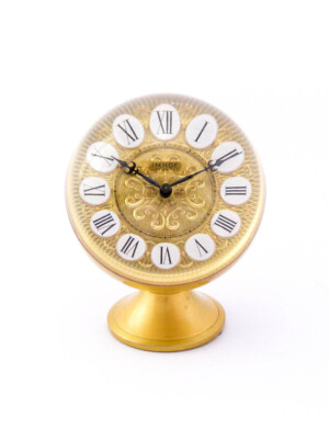 Imhof Stiluhr Acht Tage Tischuhr 1960's